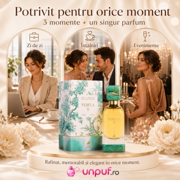 Parfum Arăbesc Alhambra Nebula II Maison Alhambra 100 ml, Apă de Parfum Unisex, Damă și Bărbat, Aromă Oriental Modernă Gourmand, Inspirat Velvet Tonka - Img 6