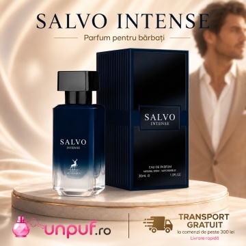 Parfum Arăbesc Alhambra Salvo Intense 30 ml, Apă de Parfum Bărbați, Maison Alhambra, Inspirat Sauvage, Aromă Aromatic Proaspătă Fresh cu Note Citrice, Bergamotă, Piper, Patchouli, Geranium, Lavandă, Ambroxan, Cedru și Labdanum - Img 10