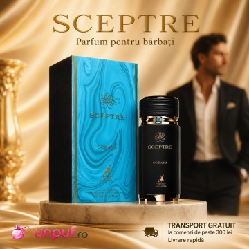Parfum Arăbesc Alhambra Sceptre Oceana 100 ml, Apă de Parfum Bărbați, Maison Alhambra, Inspirat Gemme Orom, Aromă Acvatic Proaspătă cu Grapefruit, Note Marine, Bergamotă, Lămâie, Lavandă, Note Ozonice, Salvie, Cedru, Ambroxan și Mosc - Img 10