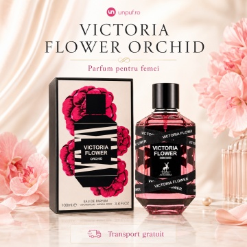 Parfum Arăbesc Alhambra Victoria Flower Orchid 100 ml, Apă de Parfum Damă, Maison Alhambra, Inspirat Flowerbomb Ruby Orchid, Aromă Floral Fructată cu Bergamotă, Fructe Delicate, Pară, Bujor, Flori Albe, Iasomie, Trandafir, Lemn Alb, Mosc și Vanilie - Img 10