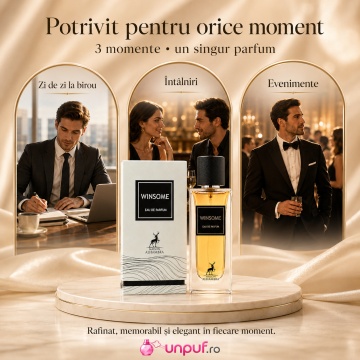 Parfum Arăbesc Alhambra Winsome Maison Alhambra 100 ml, Apă de Parfum Bărbați, Aromă Oriental Modernă Elegantă, Inspirat Tuxedo - Img 6