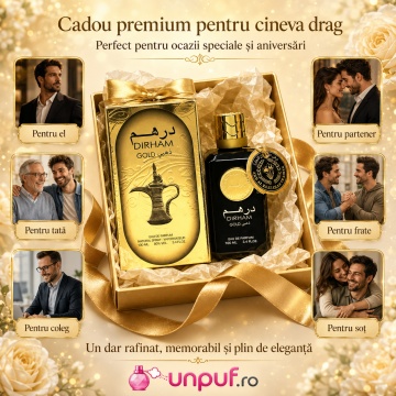 Parfum Arăbesc Ard Al Zaafaran Dirham Gold 100 ml, Apă de Parfum Unisex, Damă și Bărbat, Inspirat Royal Oud, Aromă Oriental Ambrată cu Bergamotă, Condimente, Fructe Dulci, Iasomie, Lemn de Santal, Trandafir, Patchouli, Ambră, Mosc și Vanilie - Img 7