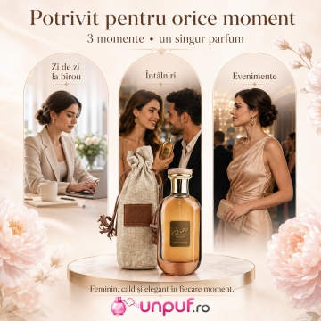Parfum Arăbesc Ard Al Zaafaran Mousuf 100 ml, Apă de Parfum Unisex, Damă și Bărbat, Inspirat 1 Million Lucky, Aromă Oriental Arabescă Dulce Fructată cu Bergamotă, Condimente, Șofran, Iasomie, Lemn de Santal, Trandafir, Oud, Ambră, Mosc și Vanilie - Img 6