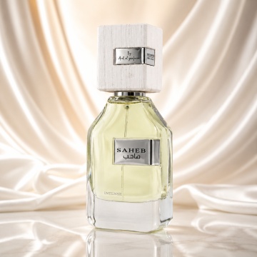 Parfum Arăbesc Ard Al Zaafaran Saheb Intense 70 ml, Apă de Parfum Unisex, Damă și Bărbat, Inspirat Imagination, Aromă Oriental Ambrată cu Bergamotă, Condimente, Fructe Dulci, Iasomie, Trandafir, Patchouli, Ambră, Mosc și Vanilie - Img 2