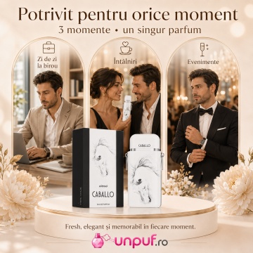 Parfum Arăbesc Armaf Caballo Pour Homme 100 ml, Apă de Parfum Bărbat, Aromă Citrică, Fresh, Elegantă și Masculină, Inspirată de Galloway - Img 6