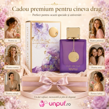 Parfum Arăbesc Armaf Club De Nuit Maleka 105 ml, Apă de Parfum Damă, Aromă Feminină Aromatic Orientală Inspirată de Queen of Silk - Img 7