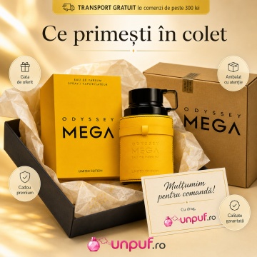 Parfum Arăbesc Armaf Odyssey Mega Man 100 ml, Apă de Parfum Bărbat, Aromă Citrus Aromatică, Fresh, Masculină și Modernă, Inspirată de Y Eau de Parfum - Img 4
