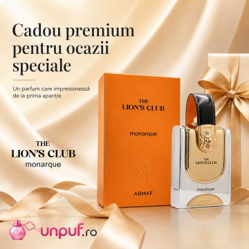 Parfum Arăbesc Armaf The Lion’s Club Monarque 100 ml, Apă de Parfum Bărbat, Aromă Aromatic Orientală, Dulce, Vanilată, Ambrată și Cald Condimentată - Img 7
