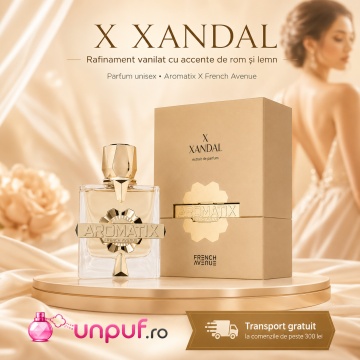 Parfum Arăbesc Aromatix X Xandal French Avenue 100 ml, Extract de Parfum Unisex, Damă și Bărbat, Inspirat Van Py Rhum Laurenzo Pazzaglia, Aromă Lemnoasă Vanilată cu Rom, Paciuli, Note Cald Condimentate, Lemn, Vanilie, Acorduri Dulci și Balsamice - Img 7