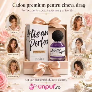 Parfum Arăbesc Artisan Perfumery Salted Caramel Fragrance World 80 ml, Apă de Parfum Unisex, Damă și Bărbat, Aromă Gurmand Dulce cu Caramel, Fructe Dulci, Zahăr, Praline, Flori Albe, Tonka, Ambră, Mosc și Vanilie - Img 7