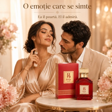 Parfum Arăbesc B Rouge Extrait de Parfum Fragrance World 100 ml, Extract de Parfum Unisex, Damă și Bărbat, Aromă Oriental Floral Ambrată cu Migdală Amară, Șofran, Cedru, Iasomie Egipteană, Ambergris, Mosc și Note Lemnoase - Img 5