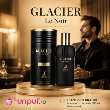 Parfum Arăbesc Bărbat Glacier Le Noir Maison Alhambra 100 ml, Apă de Parfum, Inspirat de Le Male Le Parfum Jean Paul Gaultier, Aromă Orientală Intensă cu Cardamom, Lavandă, Stânjenel, Iris, Vanilie, Note Lemnoase, Note Orientale și Accente Pudrate - Img 10