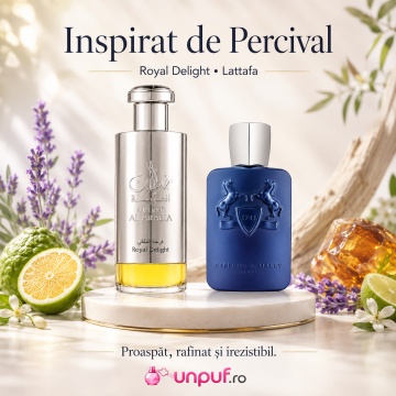 Parfum Arăbesc Bărbat Khaltaat Al Arabia Royal Delight Lattafa 100 ml, Apă de Parfum, Inspirat de Percival, Aromă Oriental Condimentată cu Măr, Fructe, Nucșoară, Cuișoare, Condimente, Lemn de Cedru, Mosc și Ambră - Img 8