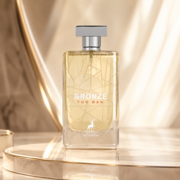 Parfum Arăbesc Bronze For Men Maison Alhambra 100 ml, Apă de Parfum Bărbați, Inspirat Orange For Men Hugo Boss, Aromă Lemnos Condimentată cu Măr Roșu, Coriandru, Piper, Tămâie, Note Lemnoase și Vanilie - Img 2