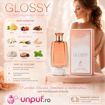 Parfum Arăbesc Damă Glossy Maison Alhambra 100 ml, Apă de Parfum, Inspirat de Idôle L’Intense Lancôme, Aromă Floral Orientală cu Frezie, Bergamotă, Ceai, Floare de Portocal, Iasomie, Orhidee, Trandafir, Mosc, Paciuli și Vanilie - Img 9