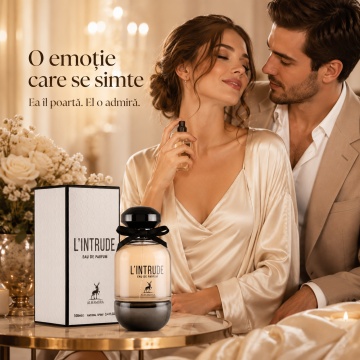 Parfum Arăbesc Damă Intrude Maison Alhambra 100 ml, Apă de Parfum, Inspirat de L’Interdit Givenchy, Aromă Oriental Florală cu Pară, Bergamotă, Floare de Portocal, Iasomie, Tuberoză, Vanilie, Ambroxan, Paciuli și Vetiver - Img 5