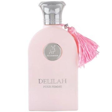 Parfum Arăbesc Delilah Maison Alhambra 100 ml, Apă de Parfum Damă, Inspirat Delina Parfums de Marly, Aromă Florală Feminină cu Lici, Rubarbă, Bergamotă, Nucșoară, Trandafir, Bujor, Mosc, Petalia, Vanilie, Cașmiran, Cedru, Tămâie și Vetiver - Img 12