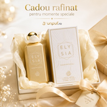 Parfum Arăbesc Elysia Sugar Patchouli Fragrance World 100 ml, Apă de Parfum Damă, Aromă Gourmand Patchouli Dulce cu Fructe Roșii, Bergamotă, Zahăr Brun, Tonka, Caramel, Flori Albe, Patchouli, Ambră, Mosc și Vanilie - Img 6