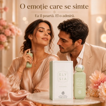 Parfum Arăbesc Fragrance World Elysia Pista Sundae 100 ml, Apă de Parfum Damă, Aromă Gourmand Cremoasă cu Fistic, Zmeură, Marshmallow, Cardamom, Vanilie și Alună - Img 5