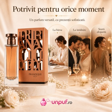 Parfum Arăbesc Francique 63.55 French Avenue 80 ml, Apă de Parfum Unisex, Damă și Bărbat, Inspirat Gris Charnel BDK, Aromă Lemnos Condimentată Pudrată cu Ceai Negru, Cardamom, Smochină, Vetiver, Iris, Boabe de Tonka, Cedru și Lemn de Santal - Img 6