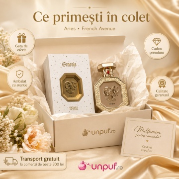 Parfum Arăbesc Genesis Aries French Avenue 90 ml, Apă de Parfum Unisex, Damă și Bărbat, Inspirat Cavatina, Aromă Aromatic Orientală Fructat Florală cu Citrice, Condimente, Note Proaspete, Accente Fructate, Flori Albe, Lavandă, Note Calde, Lemn de Cedru, A - Img 4