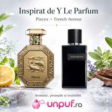 Parfum Arăbesc Genesis Pisces French Avenue 90 ml, Apă de Parfum Unisex, Damă și Bărbat, Inspirat Y Le Parfum, Aromă Aromatic Orientală Proaspătă cu Citrice, Condimente, Note Proaspete, Flori Albe, Lavandă, Note Calde, Lemn de Cedru, Ambră și Mosc - Img 8