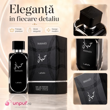 Parfum Arăbesc Hayaati Silver Lattafa 100 ml, Apă de Parfum Bărbat, Aromă Lemnos Aromatică cu Grepfrut, Măr, Scorțișoară, Paciuli, Mosc și Vanilie - Img 9