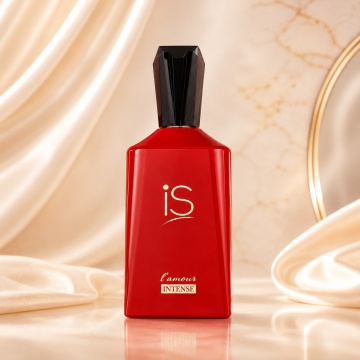 Parfum Arăbesc iS l'Amour Intense Eau de Parfum 75 ml, Damă, Aromă Floral Ambrat Vanilată cu Bergamotă, Lavandă, Mandarină, Iasomie Sambac, Floare de Portocal, Orhidee, Tonka, Mosc și Vanilie - Img 2