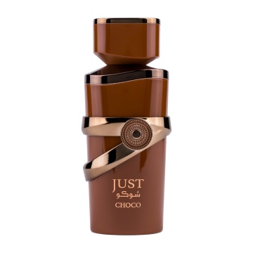 Parfum Arăbesc Just Choco Fragrance World 100 ml, Apă de Parfum Unisex, Damă și Bărbat, Aromă Gurmandă de Ciocolată cu Cacao, Ciocolată, Zahăr, Lapte, Praline, Caramel, Mosc și Vanilie - Img 11