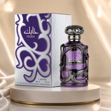 Parfum Arăbesc Lattafa Habik For Men 100 ml, Apă de Parfum Bărbat, Aromă Aromatică Masculină cu Bergamotă, Pară, Frezie și Mosc