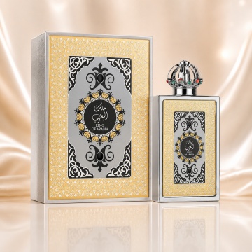 Parfum Arăbesc Lattafa King Of Arabia 100 ml, Apă de Parfum Unisex, Aromă Intensă cu Zmeură, Piele, Vanilie, Cedru și Patchouli