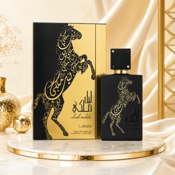 Parfum Arăbesc Lattafa Lail Maleki 30 ml, Apă de Parfum Unisex, Aromă Orientală cu Fructe, Miere, Iasomie, Mosc și Santal