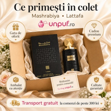 Parfum Arăbesc Lattafa Mashrabya 100 ml, Apă de Parfum Unisex, Aromă Caldă cu Shisha, Măr, Tutun, Curmale, Caramel și Fum de Oud - Img 4