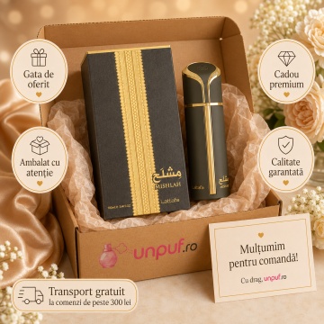 Parfum Arăbesc Lattafa Mishlah 100 ml, Apă de Parfum Unisex, Aromă Proaspăt Condimentată cu Bergamotă, Piper, Lavandă, Iris și Tămâie - Img 4