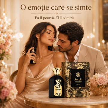 Parfum Arăbesc Lattafa Nasheet 100 ml, Apă de Parfum Unisex, Aromă Fresh Lemnoasă cu Tămâie, Nucșoară, Cașmeran și Santal - Img 5