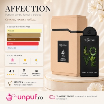 Parfum Arăbesc Lattafa Pride Affection 100 ml, Apă de Parfum Unisex, Aromă Oriental Florală cu Fistic, Vanilie, Zmeură și Tonka - Img 8