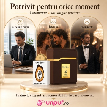 Parfum Arăbesc Lattafa Pride Art Of Wood 100 ml, Apă de Parfum Damă, Aromă Fresh Lemnoasă cu Grapefruit, Bergamotă, Cedru, Vetiver, Vanilie și Mușchi de Stejar - Img 6