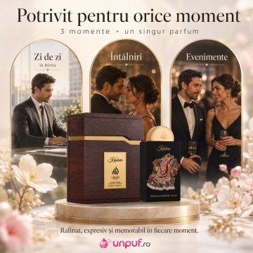 Parfum Arăbesc Lattafa Pride Kashan 100 ml, Apă de Parfum Damă, Aromă Lemnoasă Aromatică cu Piper, Salvie Tămâioasă, Zmeură, Cashmeran, Lemn de Santal și Mosc - Img 6