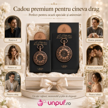 Parfum Arăbesc Lattafa Pride La Collection D’Antiquites 1505 Watch 100 ml, Apă de Parfum Unisex, Aromă Lemnos Condimentată cu Șofran, Osmanthus și Guaiac - Img 10