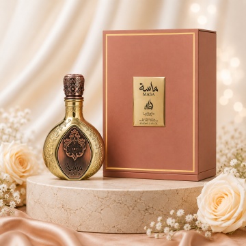 Parfum Arăbesc Lattafa Pride Masa 100 ml, Apă de Parfum Unisex, Aromă Oriental Aromatică cu Lămâie, Mango, Șofran, Ghimbir, Chihlimbar și Piele