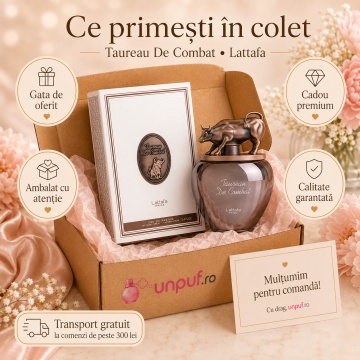 Parfum Arăbesc Lattafa Pride Taurean De Combat 100 ml, Apă de Parfum Unisex, Aromă Cald Condimentată cu Ambră, Cardamom, Tutun, Scorțișoară, Tonka și Vanilie - Img 4