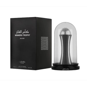 Parfum Arăbesc Lattafa Pride Winners Trophy Silver EDP 100 ml Unisex, Inspirat Born In Roma Intense, Aromă Florală cu Mandarină, Tămâie, Lemn de Cedru, Vetiver, Lavandă și Vanilie - Img 11