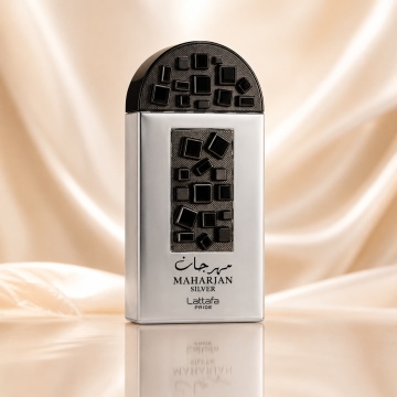 Parfum Arăbesc Maharjan Silver Lattafa Pride EDP 100 ml Bărbat, Inspirat Silver Mountain Water Creed, Aromă Citric Aromatică cu Bergamotă, Mandarină, Iris, Iasomie, Mesteacăn, Mosc și Vetiver - Img 2