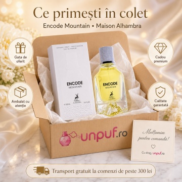Parfum Arăbesc Maison Alhambra Encode Mountain 100 ml, Apă de Parfum Bărbați, Inspirat Explorer Platinum, Aromă Oriental Lemnoasă Fresh cu Bergamotă, Condimente, Fructe Ușoare, Iasomie, Note Lemnoase, Trandafir, Cedru, Ambră, Mosc și Vanilie - Img 4