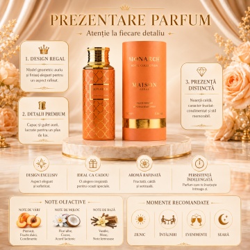 Parfum Arăbesc Maison Asrar Monarch 100 ml Royal Collection, eau de parfum, Unisex, Damă, Bărbat - Img 3
