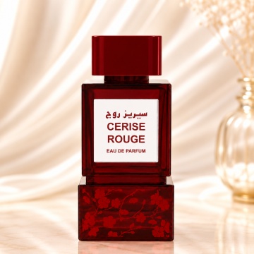 Parfum Arăbesc Milestone Cerise Rouge EDP 100 ml Unisex, Inspirat Lost Cherry, Aromă Fructat Gurmandă cu Cireșe, Fructe Roșii, Migdale Amare, Lichior de Cireșe, Iasomie, Trandafir, Tonka, Lemn Dulce, Mosc și Vanilie - Img 2