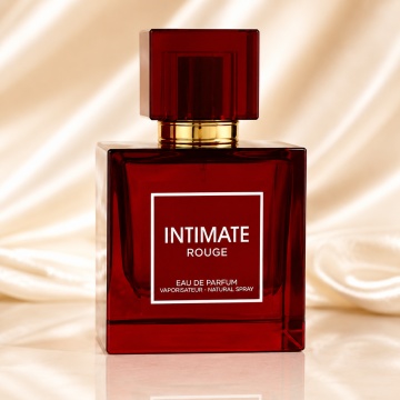 Parfum Arăbesc Milestone Intimate Rouge EDP 100 ml Unisex, Inspirat L’Interdit Rouge Ultime, Aromă Oriental Ambrată și Florală cu Citrice, Iasomie, Șofran, Flori Albe, Tuberoză, Cedru, Ambră, Mosc, Paciuli și Rășini - Img 2