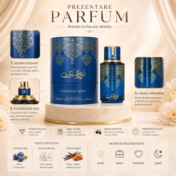 Parfum Arăbesc My Perfumes Blueberry Musk 100 ml, Damă, edp - Img 3