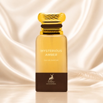 Parfum Arăbesc Mysterious Amber Maison Alhambra EDP 80 ml Unisex, Inspirat Amber Absolute Tom Ford, Aromă Orientală cu Tămâie, Ambră, Note Lemnoase, Labdanum și Vanilie - Img 2