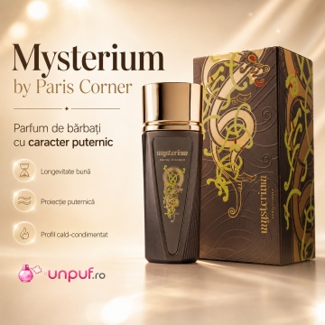 Parfum Arăbesc Mysterium Paris Corner 100 ml, Apă de Parfum Unisex, Damă și Bărbat, Aromă Oriental Misterioasă, Inspirat Tony Iommi Monkey Special - Img 6